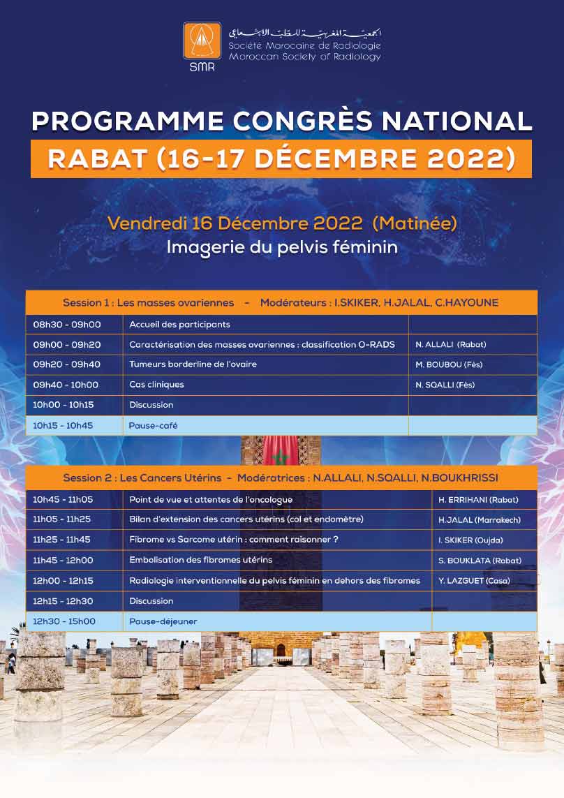 Programme : Les radiologues marocains à travers le monde